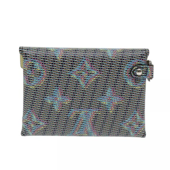 LOUIS VUITTON Monogram LV Pop Kirigami Necklace Blue N60278 LV Auth ac2845 - Picture 3 of 16